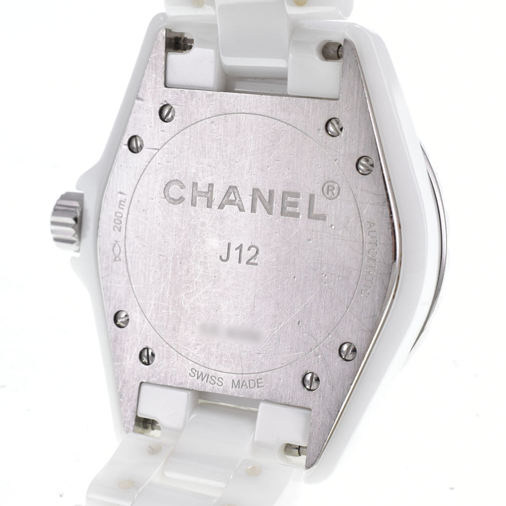 CHANEL J12 H2423 8P diamond White / white shell Dial Automatic Men's
 Watch C#149497
