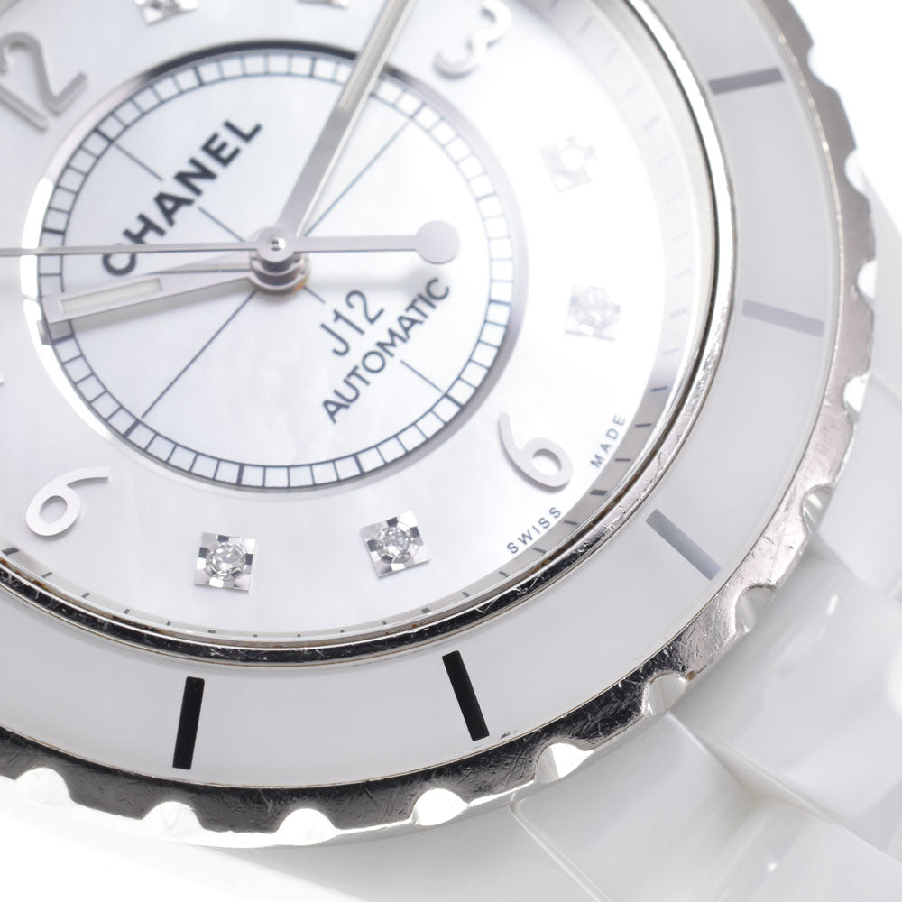 CHANEL J12 H2423 8P diamond White / white shell Dial Automatic Men's
 Watch C#149497