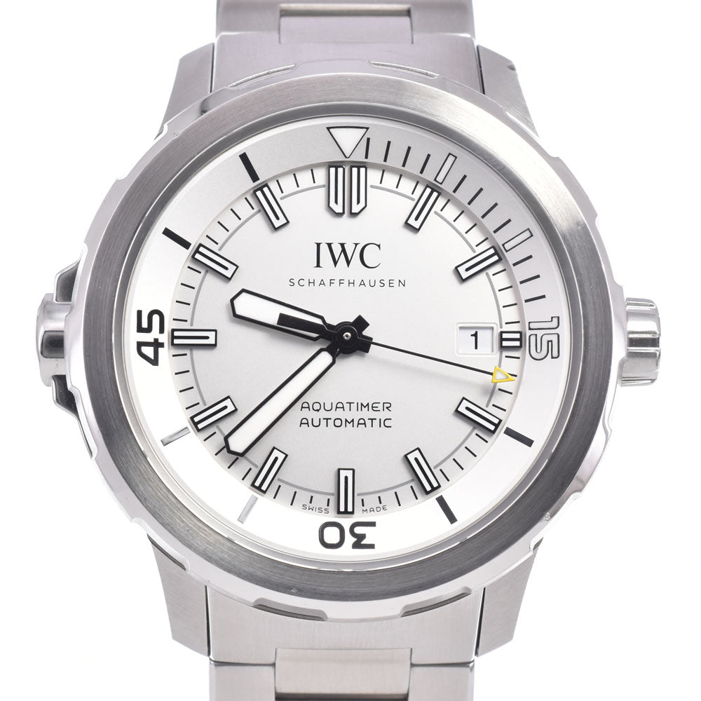 with paper IWC SCHAFFHAUSEN Aquatimer Automatic IW329004 Silver Dial Automatic Men's
 Watch C#149498