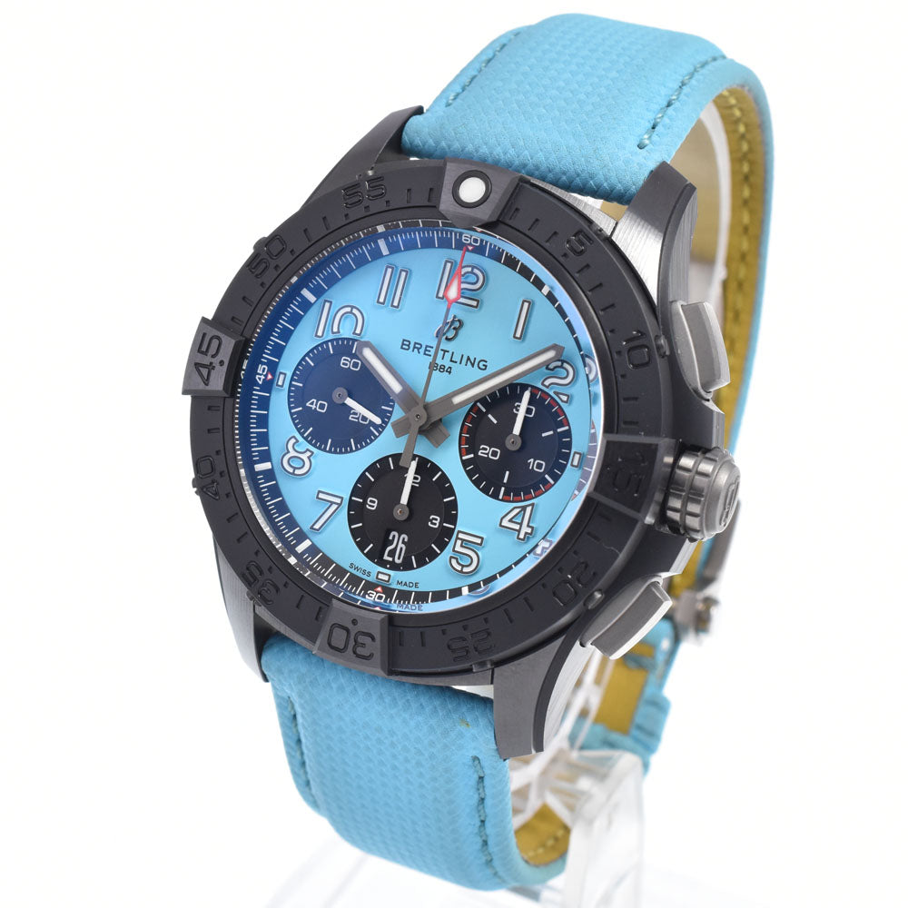 with paper BREITLING Avenger B01 SB0146 Chronograph Turquoise Dial Automatic Men's
 Watch A#149501