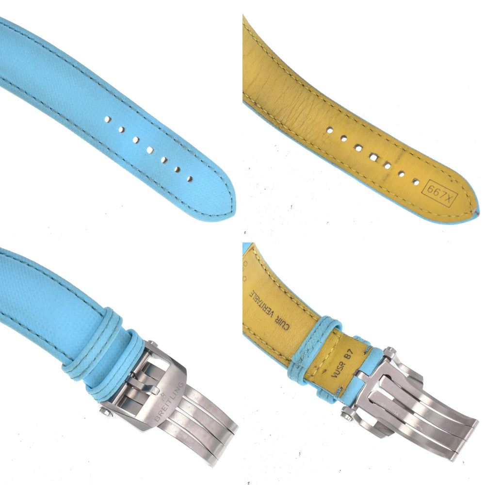 with paper BREITLING Avenger B01 SB0146 Chronograph Turquoise Dial Automatic Men's
 Watch A#149501