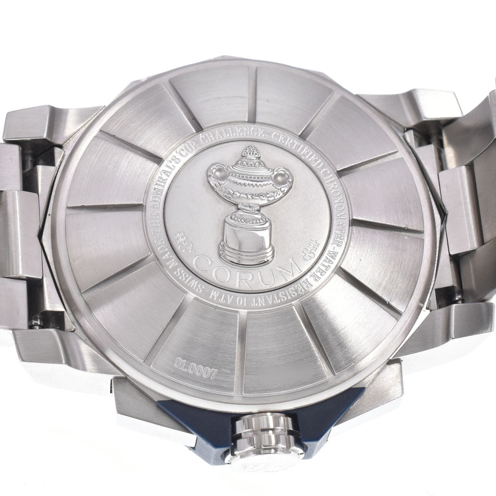 with paper CORUM Admiral's Cup Challenge 44 753.693.20 blue Dial Automatic Men's
 Watch B#149502