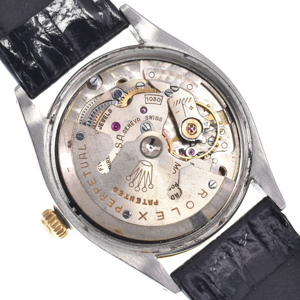 ROLEX Oyster perpetual 6567 vintage Cal.1030 Butterfly Rotor Silver Dial Automatic Men's
 Watch C#149511