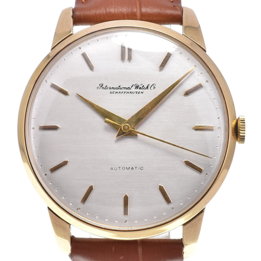 IWC SCHAFFHAUSEN Old Inter 195552 vintage Cal.852 Silver Dial Automatic Men's
 Watch C#149512