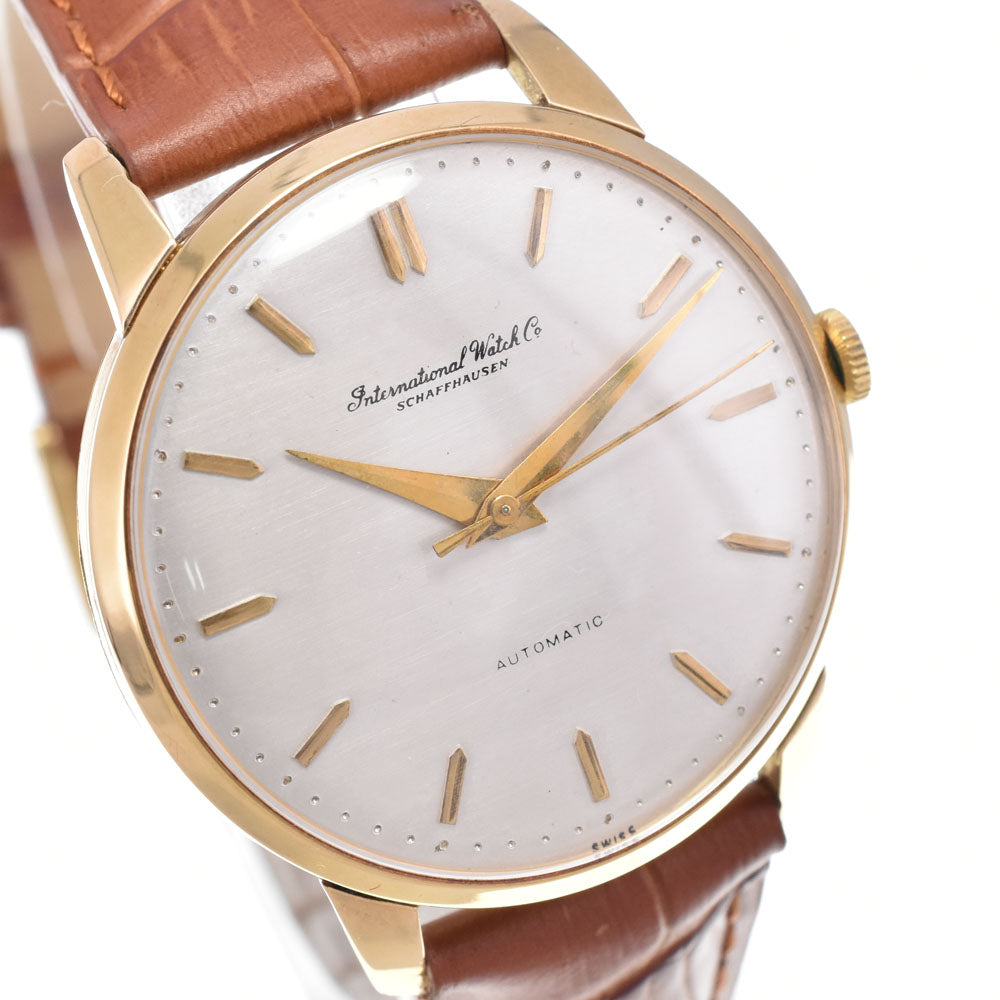 IWC SCHAFFHAUSEN Old Inter 195552 vintage Cal.852 Silver Dial Automatic Men's
 Watch C#149512