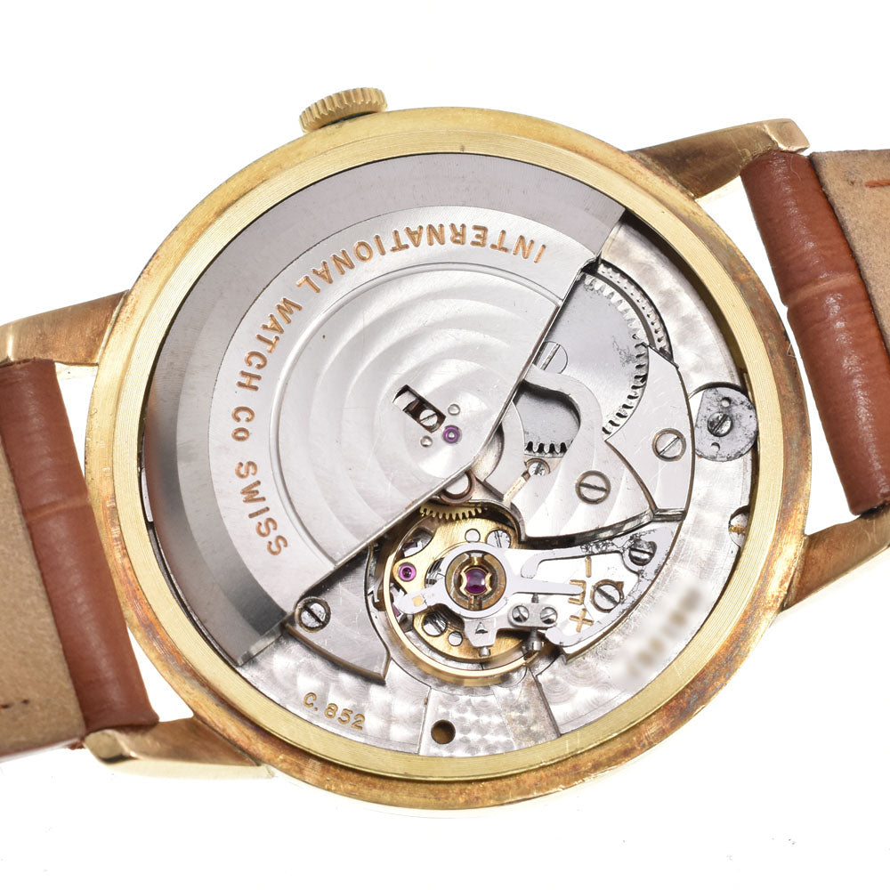 IWC SCHAFFHAUSEN Old Inter 195552 vintage Cal.852 Silver Dial Automatic Men's
 Watch C#149512