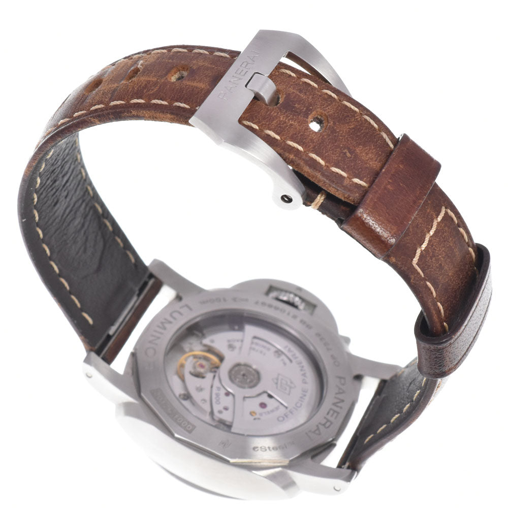 with paper PANERAI Luminol Quaranta BiTempo PAM01367 Small second date white Dial Automatic Men's
 Watch B#149517