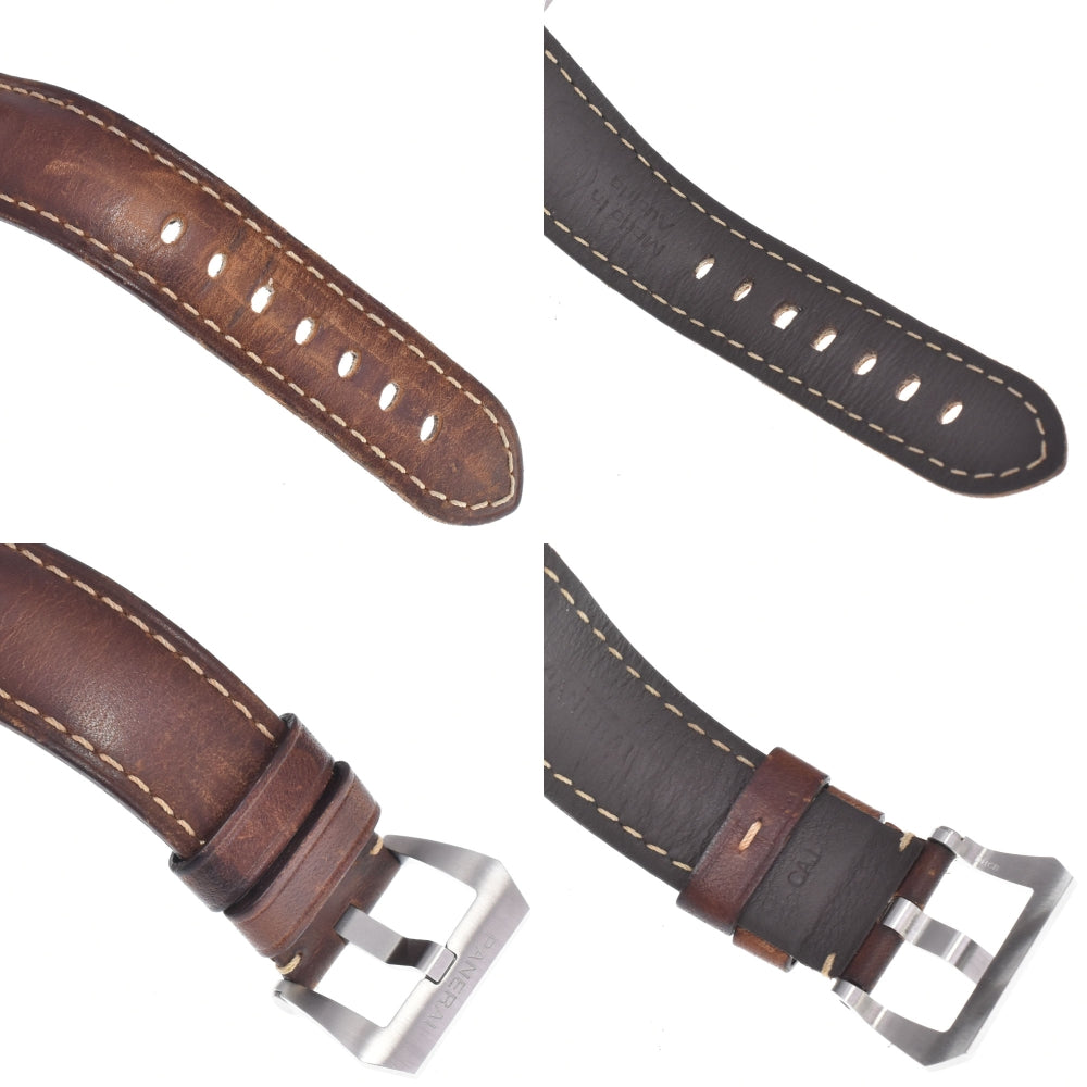 with paper PANERAI Luminol Quaranta BiTempo PAM01367 Small second date white Dial Automatic Men's
 Watch B#149517