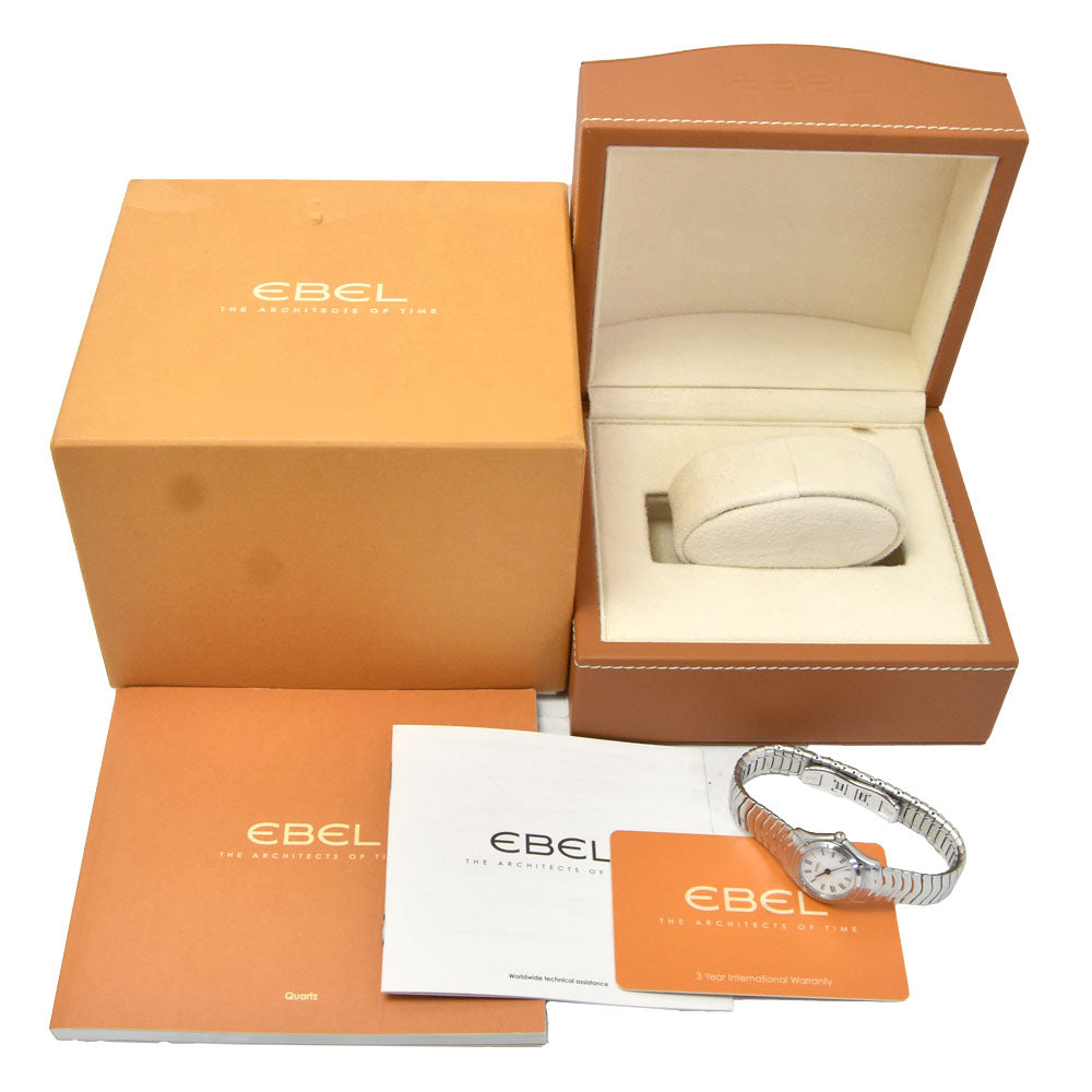with paper EBEL Classic mini 9003F11 white Dial Quartz Ladies
 Watch C#149519