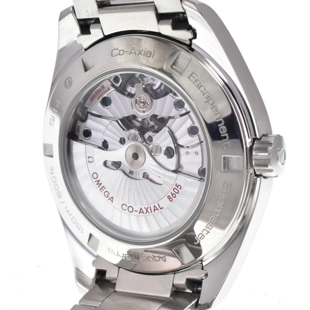 with paper OMEGA Seamaster Aqua Terra GMT 231.10.43.22.03.001 Date CO-AXIAL blue Dial Automatic Men's
 Watch C#149522
