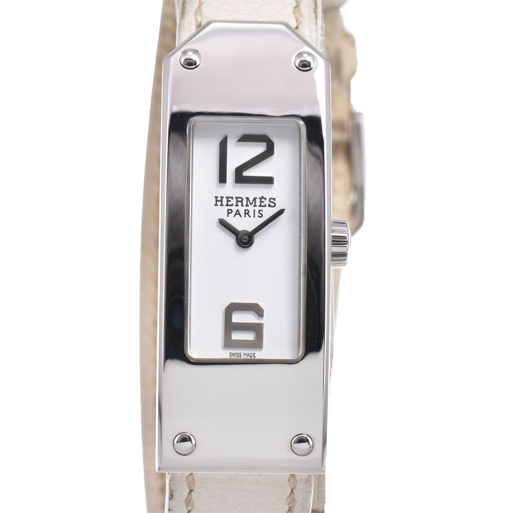 HERMES Kelly 2 watch KT1.210 Dubrutur white Dial Quartz Ladies
 Watch A#149523