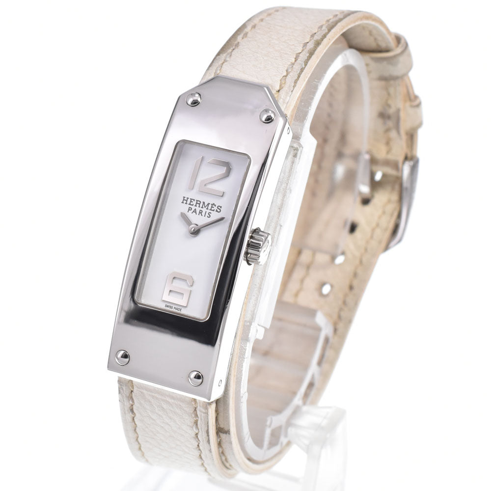 HERMES Kelly 2 watch KT1.210 Dubrutur white Dial Quartz Ladies
 Watch A#149523