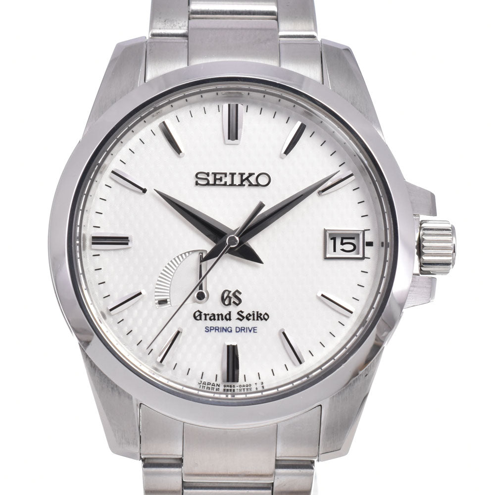 SEIKO Grand Seiko SBGA025/9R65-0AG1 Date white Dial Spring drive Men's
 Watch D#149525