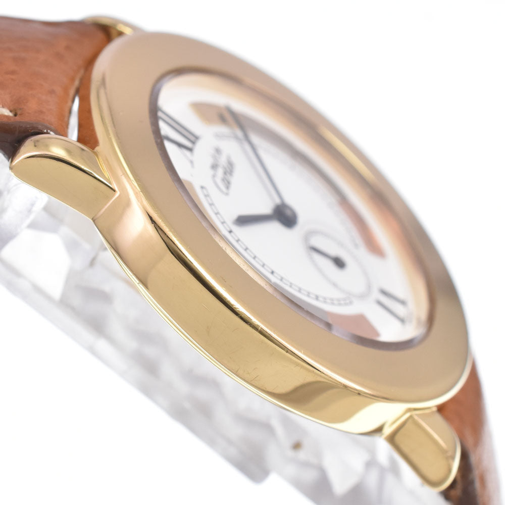 with paper CARTIER Must Rondo W1009244 Small second white Dial Quartz Ladies
 Watch B#149527
