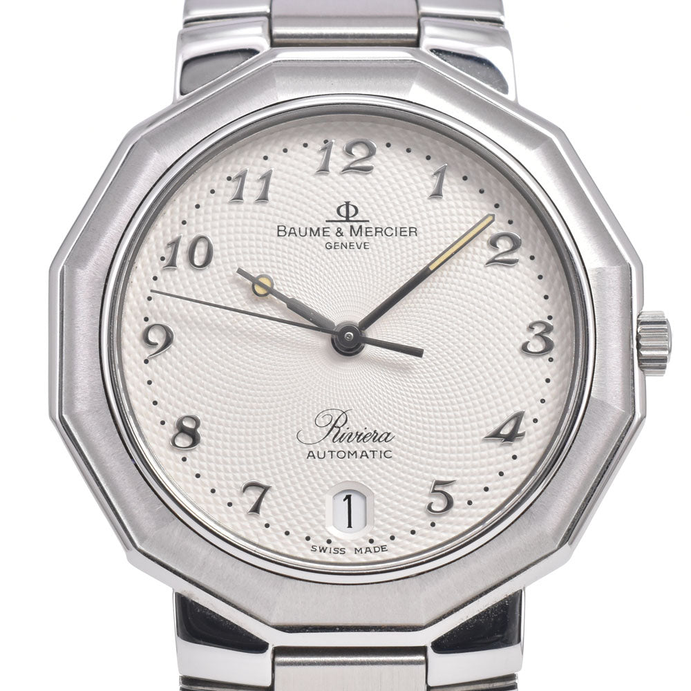 Baume & Mercier Riviera MV045165 Date white Dial Automatic Men's
 Watch C#149529