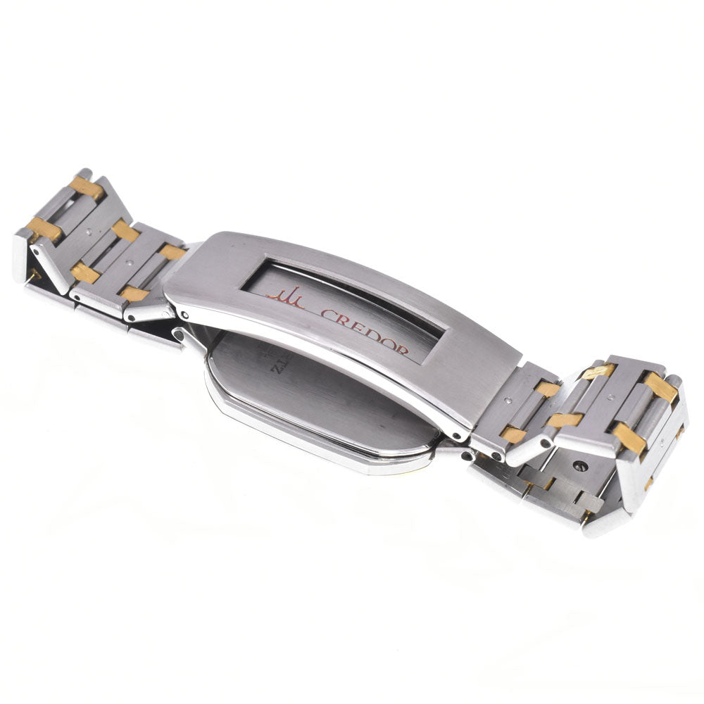 SEIKO CREDOR 9300-5040 Silver/dark gray Dial Quartz Men's
 Watch D#149537