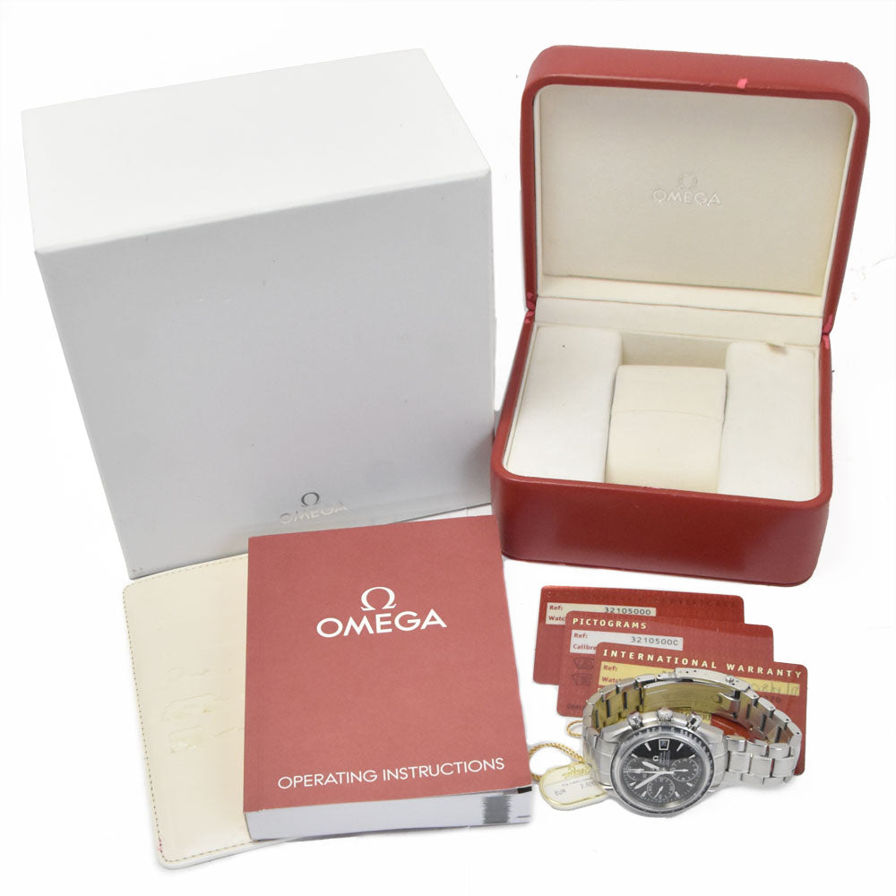 with paper OMEGA Speedmaster 3210.50 Chronograph Date black Dial Automatic Men's
 Watch B#149539
