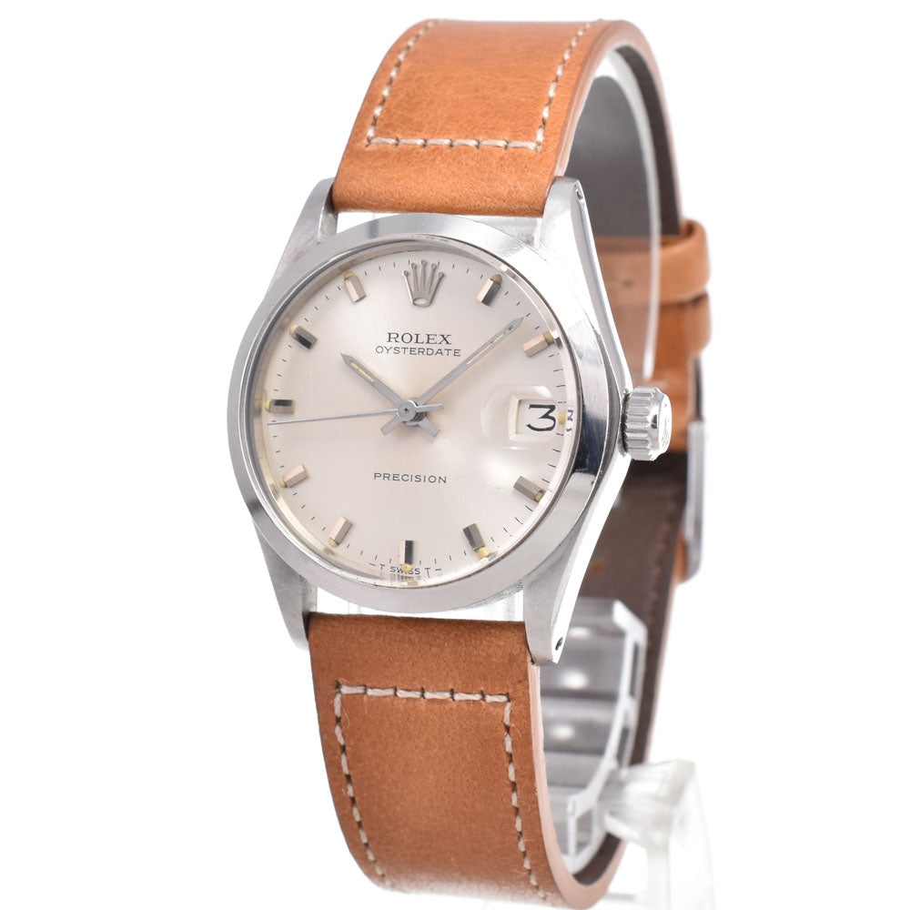 ROLEX Oyster Date 6466 vintage Cal.1225 Silver Dial Hand Winding Unisex
 Watch C#149540
