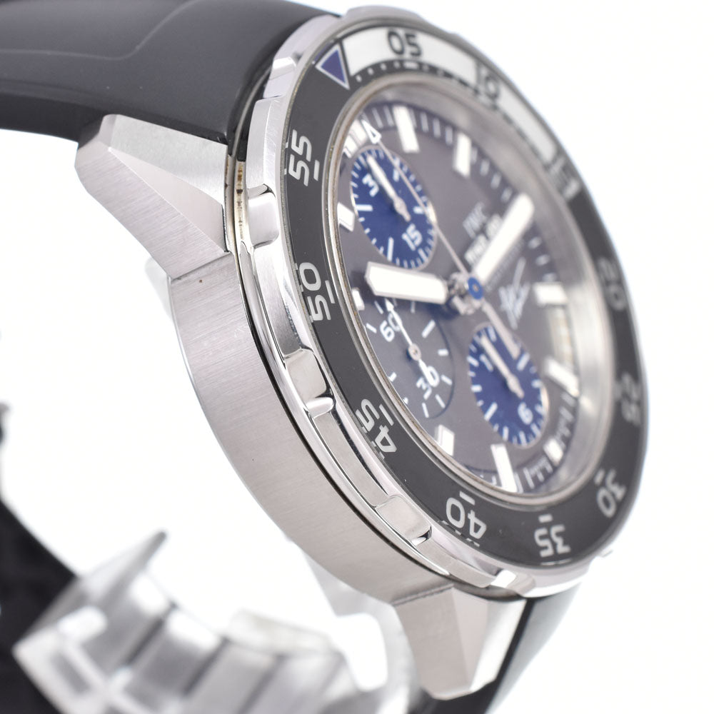with paper IWC SCHAFFHAUSEN Aquatimer Chronograph IW376706 Cousteau Divers gray Dial Automatic Men's
 Watch B#149541