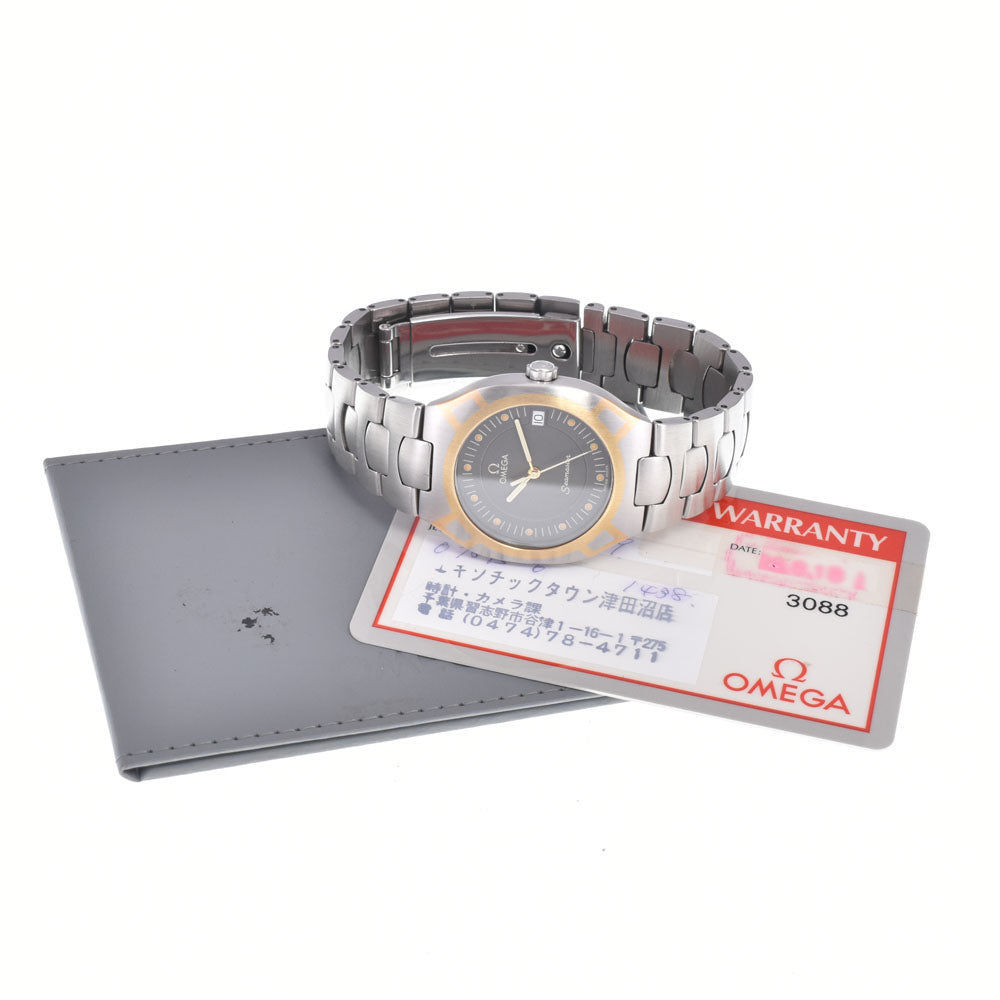 with paper OMEGA Seamaster Polaris 2510.40 Date Stainless Steel / K18 gray Dial Quartz Men's
 Watch C#149547