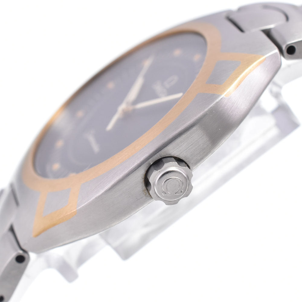 with paper OMEGA Seamaster Polaris 2510.40 Date Stainless Steel / K18 gray Dial Quartz Men's
 Watch C#149547