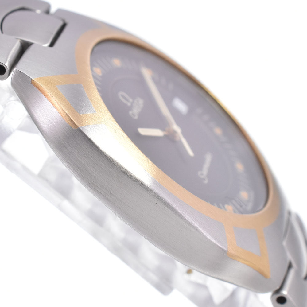 with paper OMEGA Seamaster Polaris 2510.40 Date Stainless Steel / K18 gray Dial Quartz Men's
 Watch C#149547