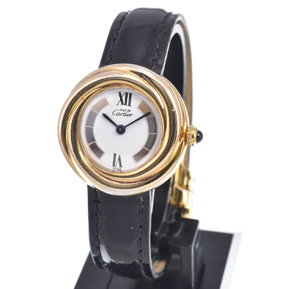 CARTIER Must Trinity Vermeil w1010744 white Dial Quartz Ladies
 Watch B#149551