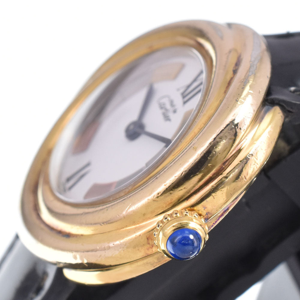 CARTIER Must Trinity Vermeil w1010744 white Dial Quartz Ladies
 Watch B#149551