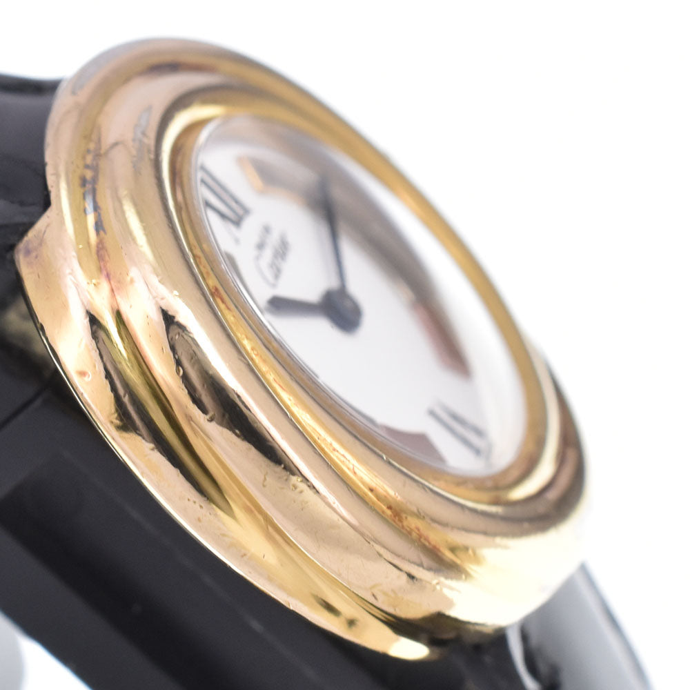 CARTIER Must Trinity Vermeil w1010744 white Dial Quartz Ladies
 Watch B#149551