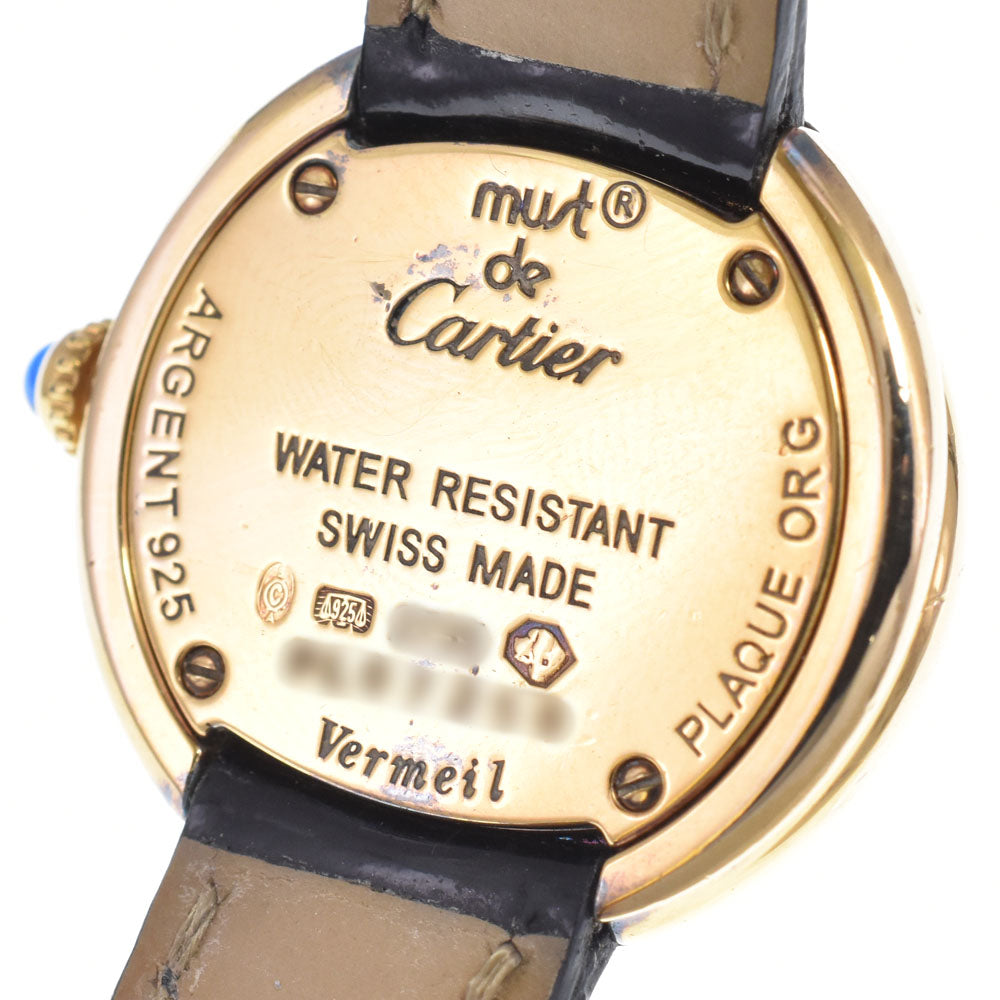 CARTIER Must Trinity Vermeil w1010744 white Dial Quartz Ladies
 Watch B#149551
