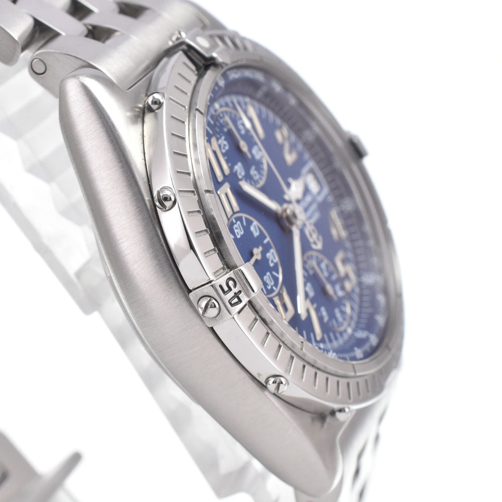with paper BREITLING Chronomat A13350/A138C50PA Chronograph Date blue Dial Automatic Men's
 Watch J#149552