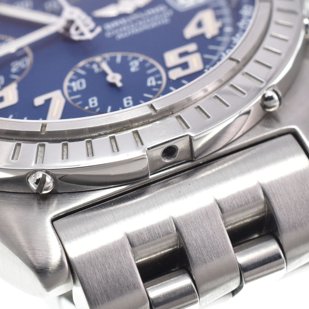 with paper BREITLING Chronomat A13350/A138C50PA Chronograph Date blue Dial Automatic Men's
 Watch J#149552