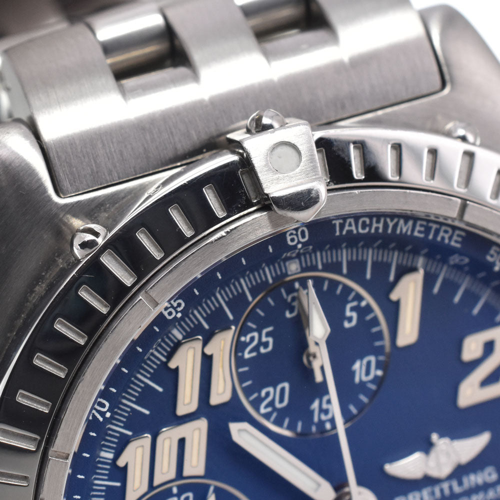 with paper BREITLING Chronomat A13350/A138C50PA Chronograph Date blue Dial Automatic Men's
 Watch J#149552