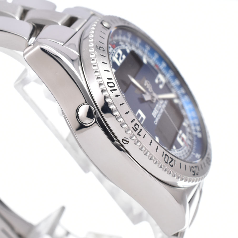 with paper BREITLING Professional B-1 A78362 Analog / digital blue/liquid crystal Dial Quartz Men's
 Watch C#149553