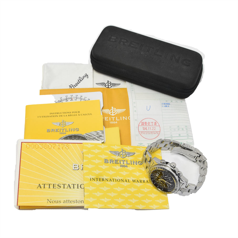 with paper BREITLING Professional B-2 A42362 Chronograph black Dial Automatic Men's
 Watch D#149555