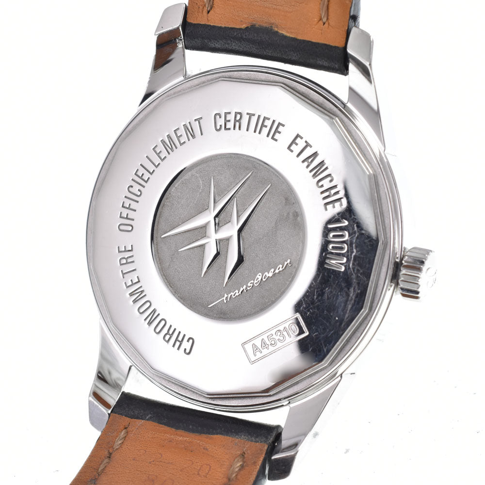 with paper BREITLING Transocean A45310 Day date black Dial Automatic Men's
 Watch C#149559