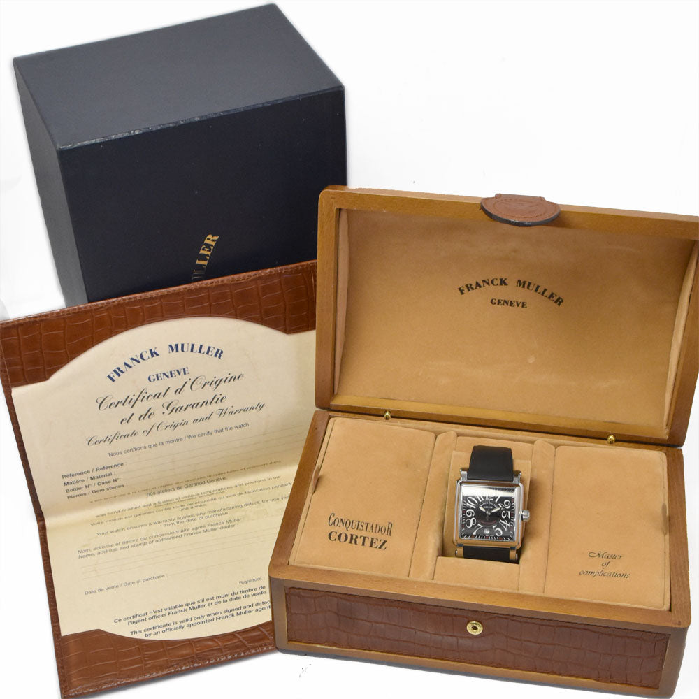 with paper FRANCK MULLER Conquistador Cortez 10000HSC Date black Dial Automatic Men's
 Watch L#149565
