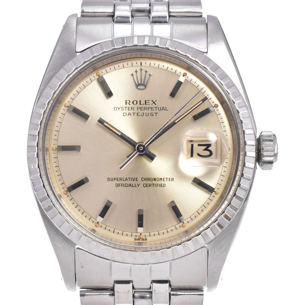 ROLEX Oyster Perpetual DATEJUST 1603 vintage Cal.1560 Silver Dial Automatic Men's
 Watch D#149566