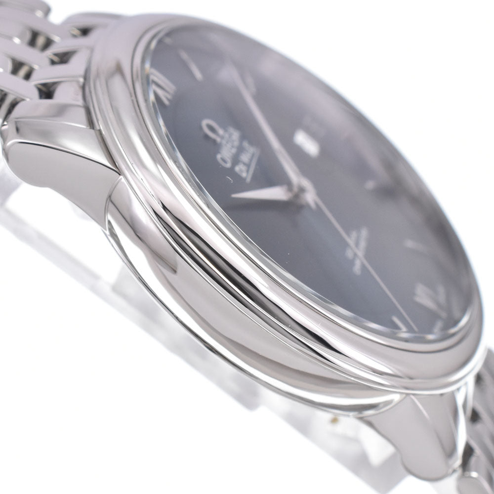 with paper OMEGA De Ville Prestige 424.10.37.20.03.001 Navy Dial Automatic Men's
 Watch A#149568