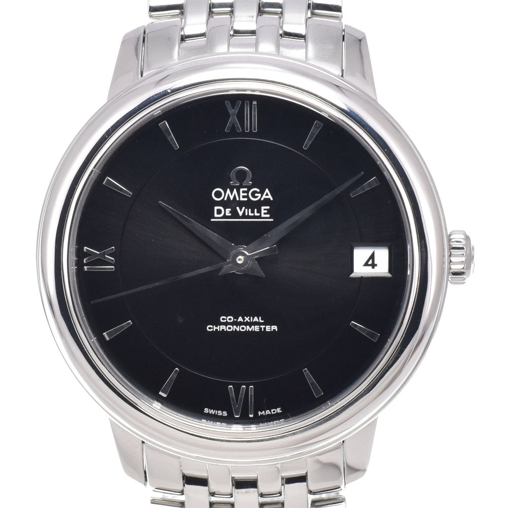 with paper OMEGA De Ville 424.10.33.20.01.00﻿1 Prestige Co-Axial black Dial Automatic Ladies
 Watch A#149572