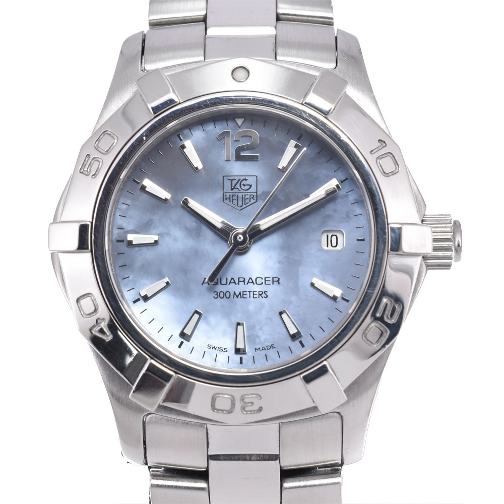 TAG HEUER Aqua racer WAF1417.BA0823 Date Blue shell Dial Quartz Ladies
 Watch C#149576