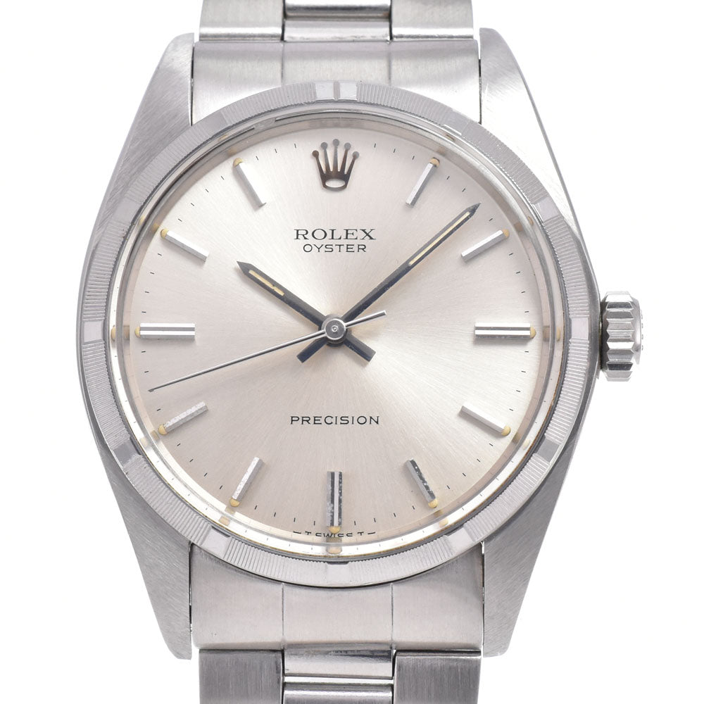 ROLEX Oyster Precision 6427 vintage Cal.1225 Silver Dial Hand Winding Men's
 Watch C#149579