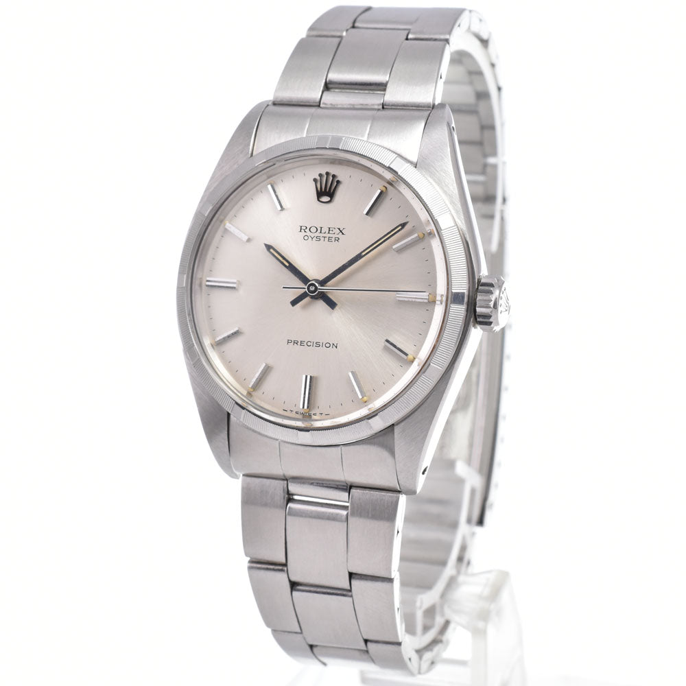 ROLEX Oyster Precision 6427 vintage Cal.1225 Silver Dial Hand Winding Men's
 Watch C#149579