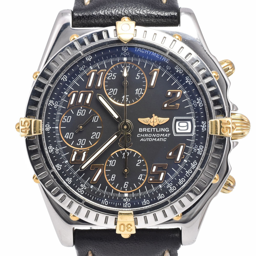 with paper BREITLING Chronomat Bikoro B13050.1 Chronograph black Dial Automatic Men's
 Watch C#149590