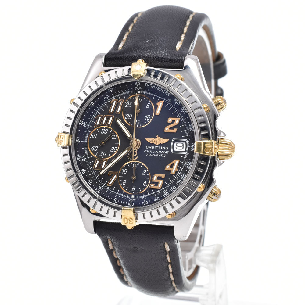 with paper BREITLING Chronomat Bikoro B13050.1 Chronograph black Dial Automatic Men's
 Watch C#149590