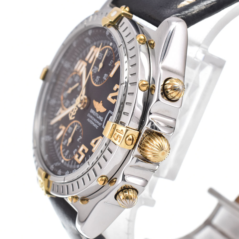 with paper BREITLING Chronomat Bikoro B13050.1 Chronograph black Dial Automatic Men's
 Watch C#149590