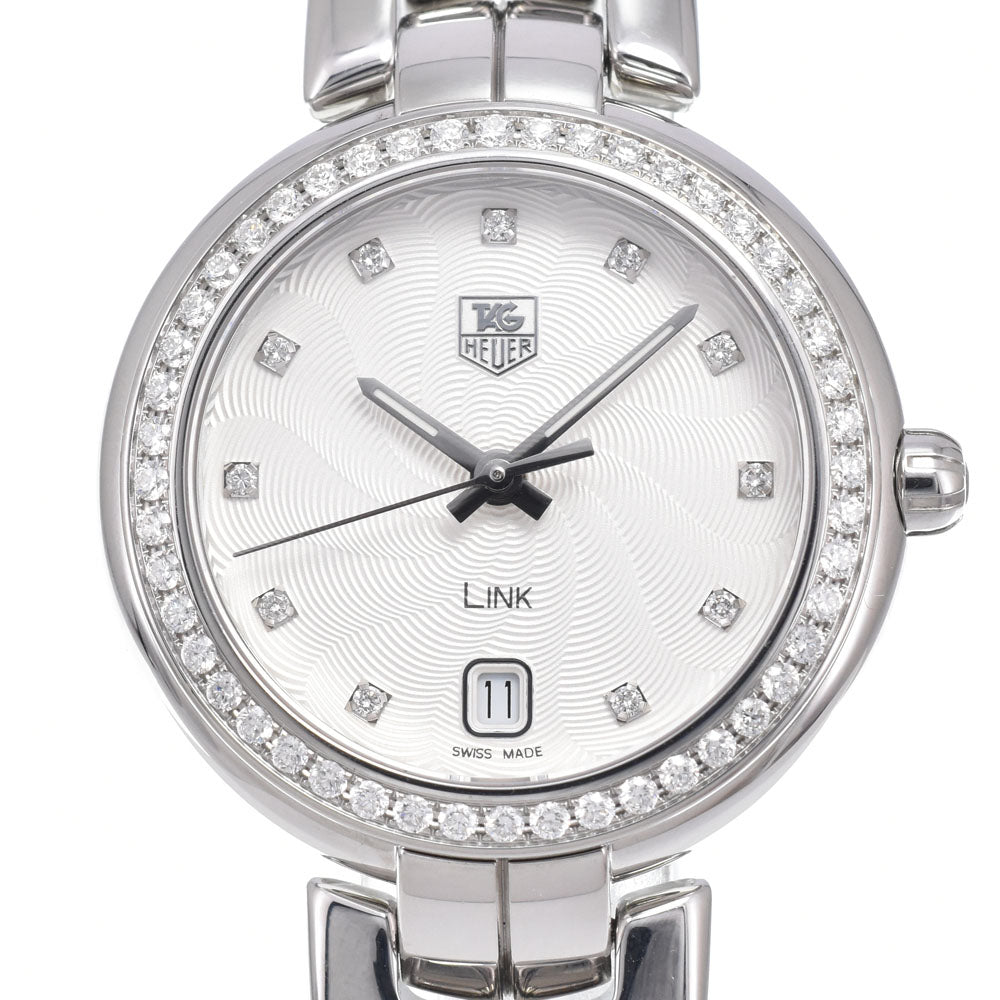 with paper TAG HEUER Link WAT1316.BA0956 Diamond Bezel Silver Dial Quartz Ladies
 Watch C#149591