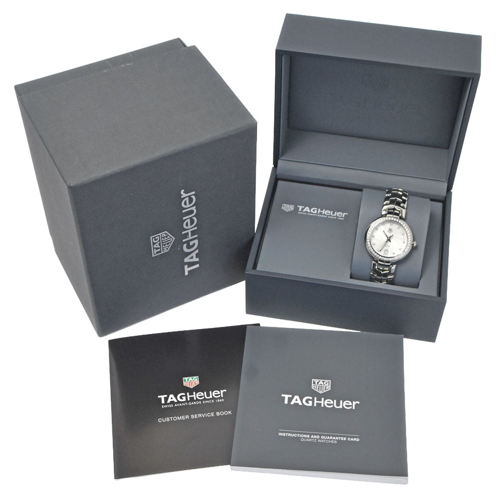 with paper TAG HEUER Link WAT1316.BA0956 Diamond Bezel Silver Dial Quartz Ladies
 Watch C#149591