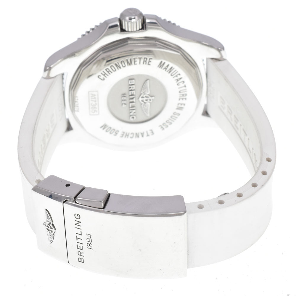 with paper BREITLING Super Ocean II A17365 white Dial Automatic Men's
 Watch C#149593