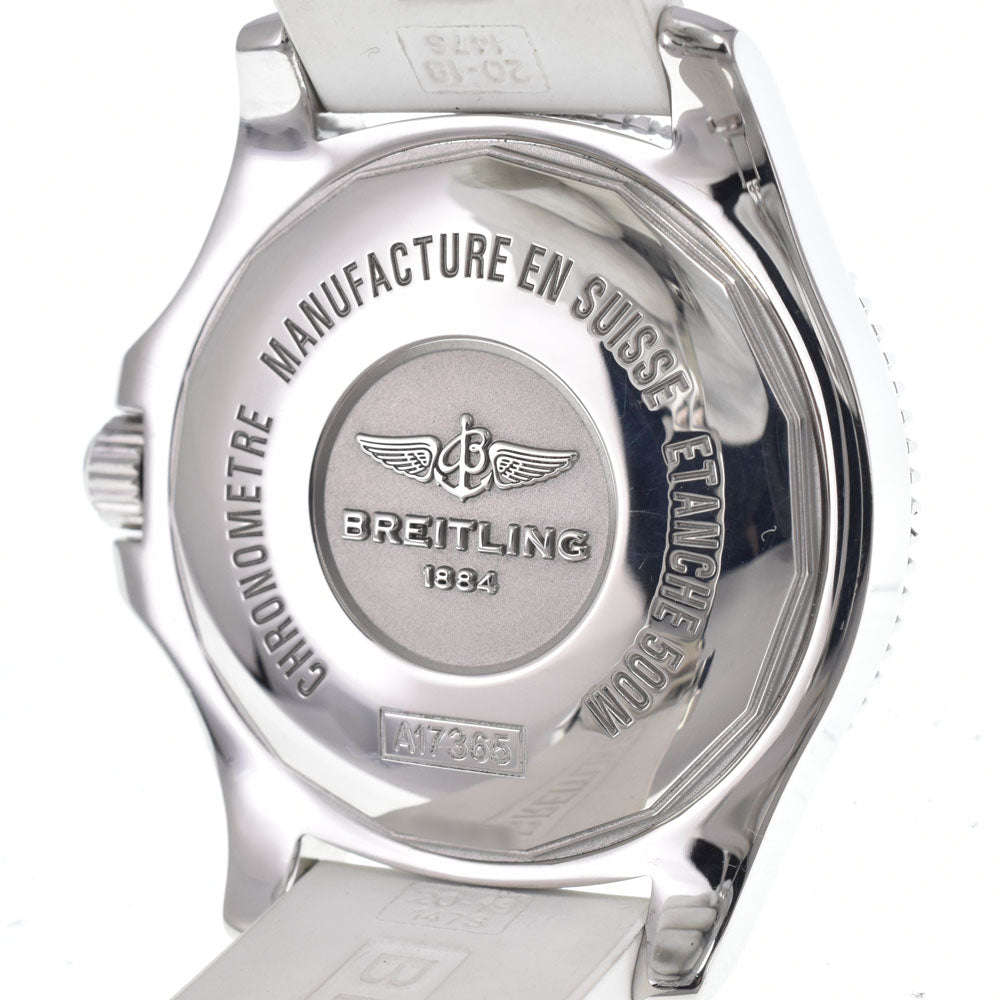 with paper BREITLING Super Ocean II A17365 white Dial Automatic Men's
 Watch C#149593